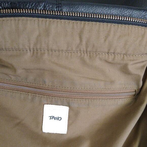 Tano Leather Hobo Bag Black Brown Slouchy Purse Boho Style - Picture 10 of 12